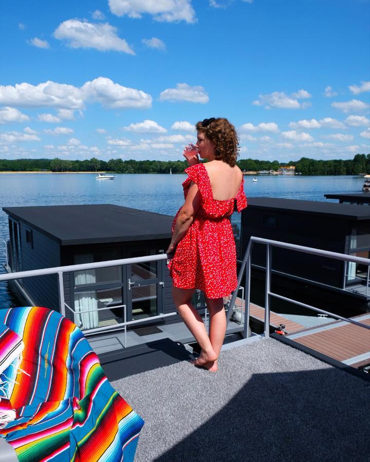 Houseboats Mookerplas Met Dakterras Middelaar المظهر الخارجي الصورة