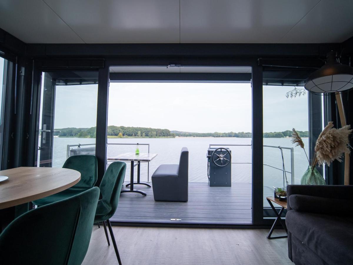 Houseboats Mookerplas Met Dakterras Middelaar المظهر الخارجي الصورة