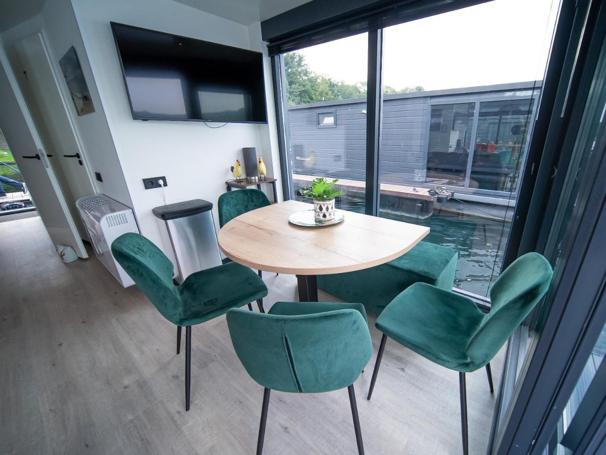Houseboats Mookerplas Met Dakterras Middelaar المظهر الخارجي الصورة